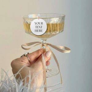 Personalised Custom Drinks Toppers with Pegs - Any Occasion - Any wording